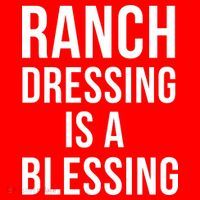 I Love Ranch Dressing Is A Blessing Santa Hat thumb 1