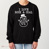 I Love Rock And Coal Christmas Women's Sweatshirt thumb 0