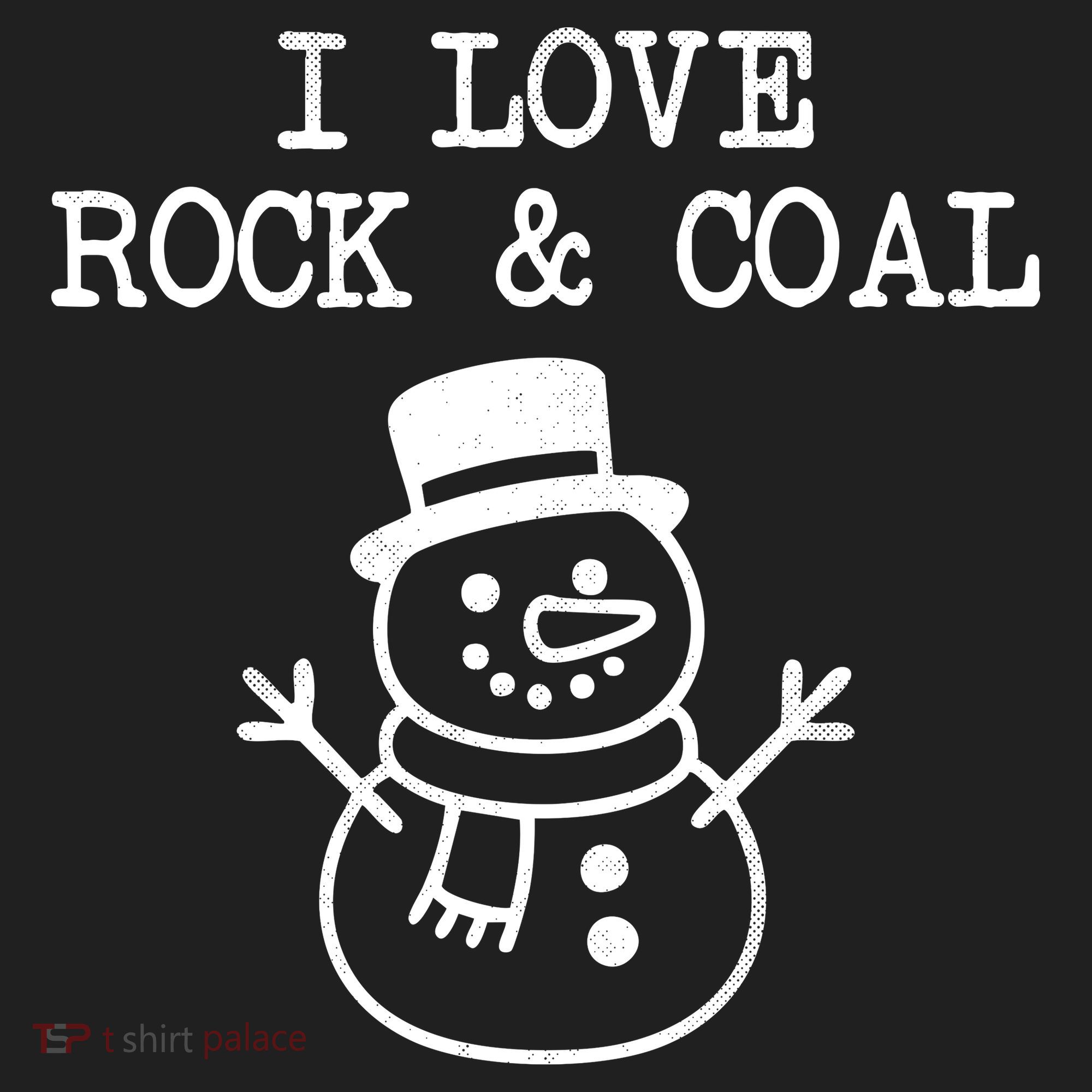 I Love Rock And Coal Christmas Women's Sweatshirt