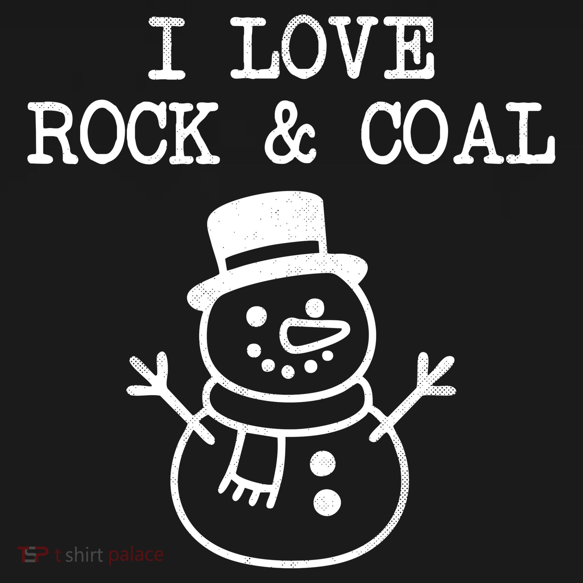 I Love Rock And Coal Christmas Toddler Hoodie