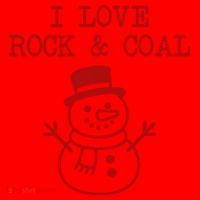I Love Rock And Coal Christmas Santa Hat thumb 1