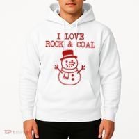 I Love Rock And Coal Christmas Hoodie thumb 2