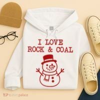 I Love Rock And Coal Christmas Hoodie thumb 4