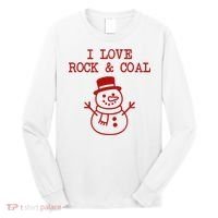 I Love Rock And Coal Christmas Long Sleeve Shirt thumb 0