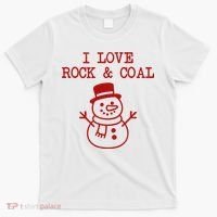 I Love Rock And Coal Christmas T-Shirt thumb 0