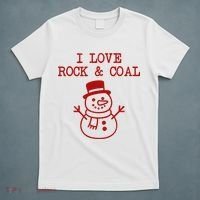 I Love Rock And Coal Christmas T-Shirt thumb 5