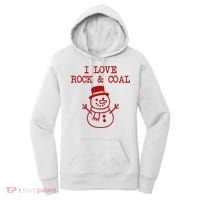 I Love Rock And Coal Christmas Women's Hoodie thumb 0