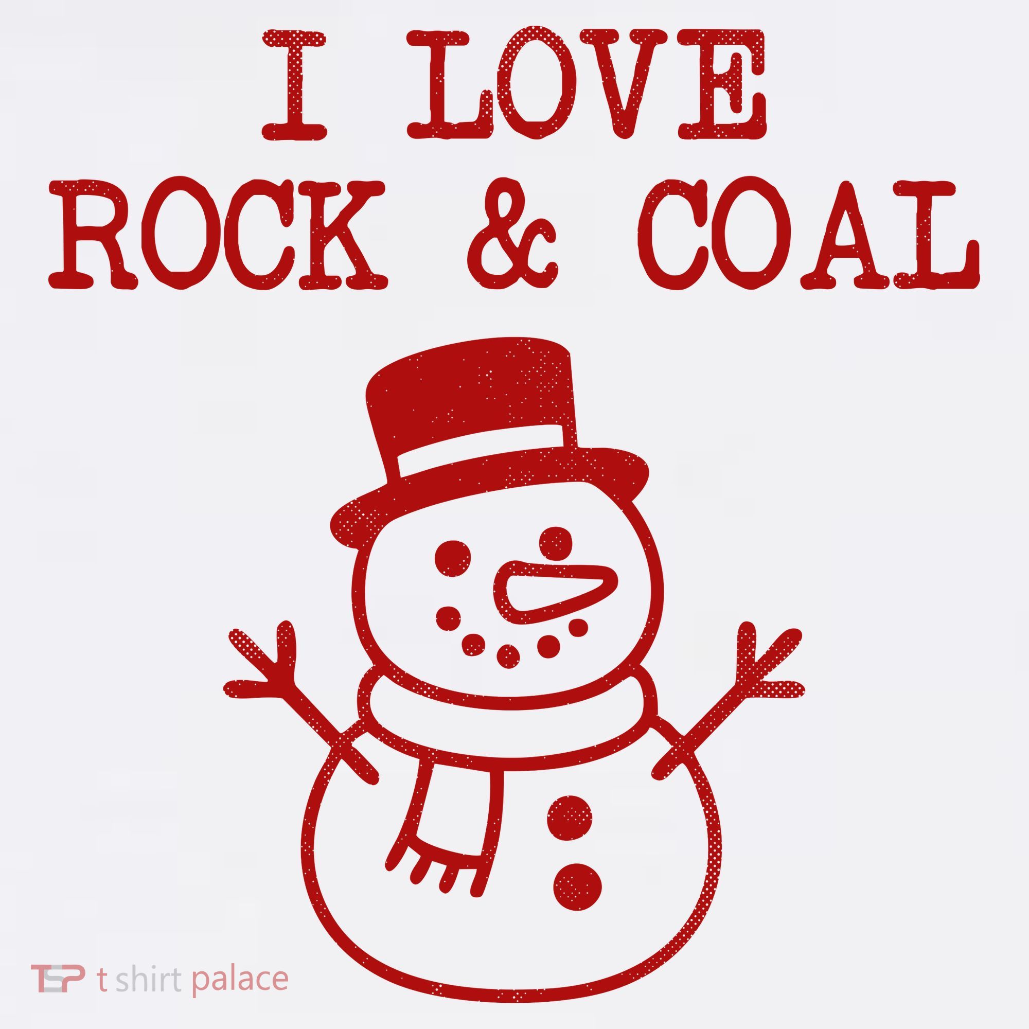 I Love Rock And Coal Christmas Toddler Sweatshirt