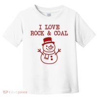I Love Rock And Coal Christmas Toddler T-Shirt thumb 0