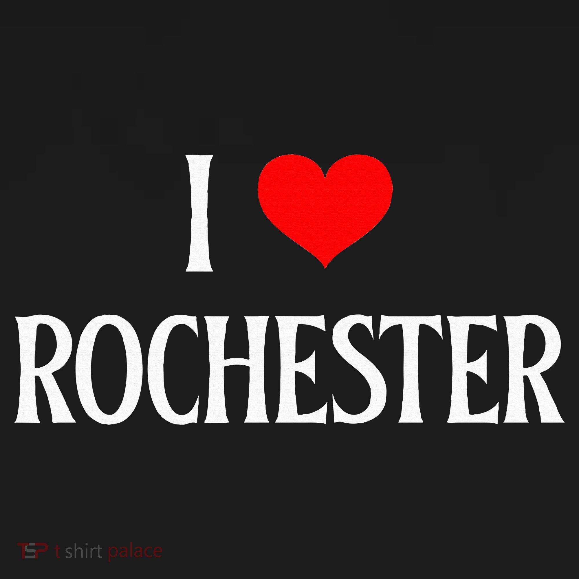 I Love Rochester I Heart Rochester Holiday Travel Souvenir T-Shirt