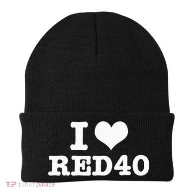 I Love Red 40 Beanie