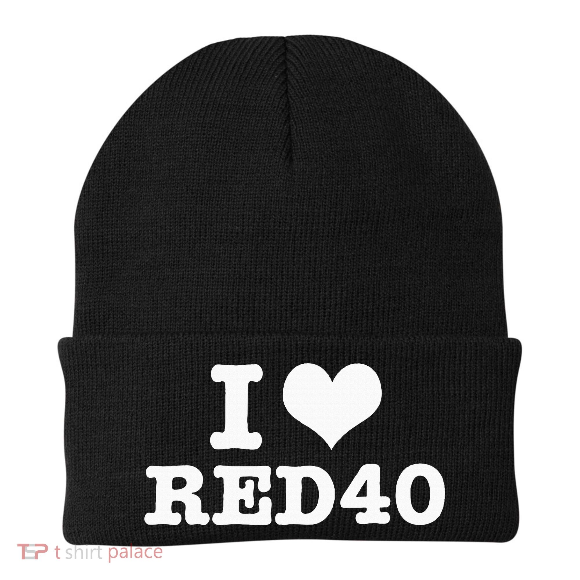 I Love Red 40 Beanie