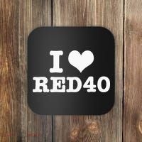 I Love Red 40 Coaster thumb 0