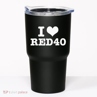 I Love Red 40 Tumbler