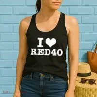 I Love Red 40 Women's Tank Top thumb 2
