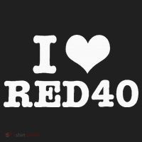 I Love Red 40 Golf Towel thumb 3