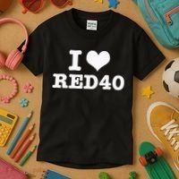 I Love Red 40 Kids T-Shirt thumb 3