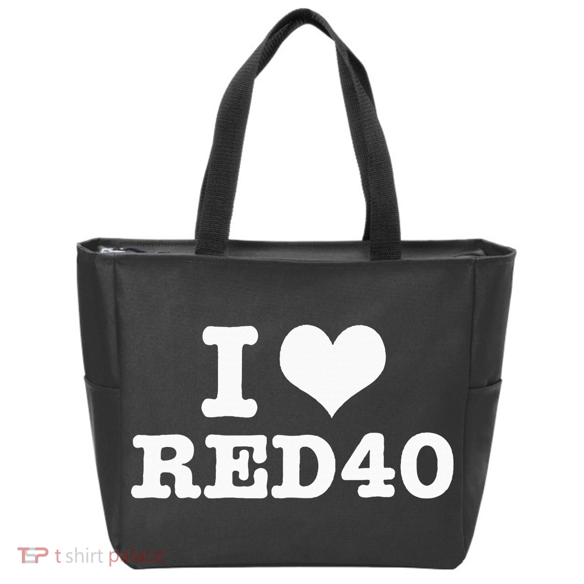 I Love Red 40 Tote Bag
