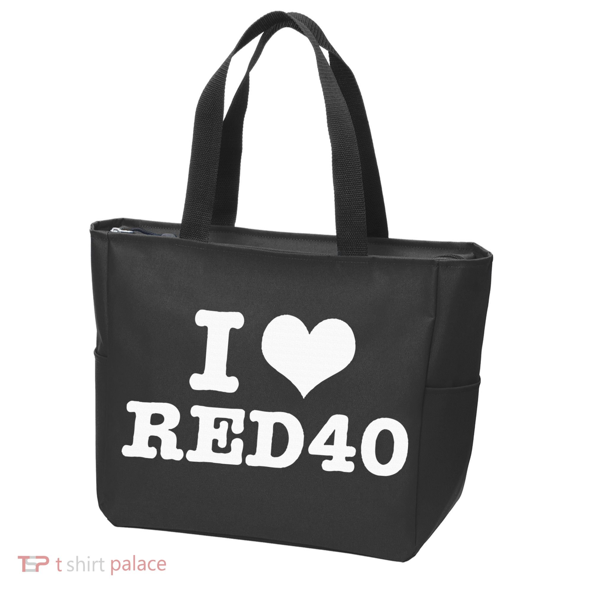 I Love Red 40 Tote Bag