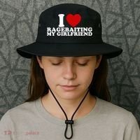 I Love Ragebaiting My Girlfriend Bucket Hat thumb 3