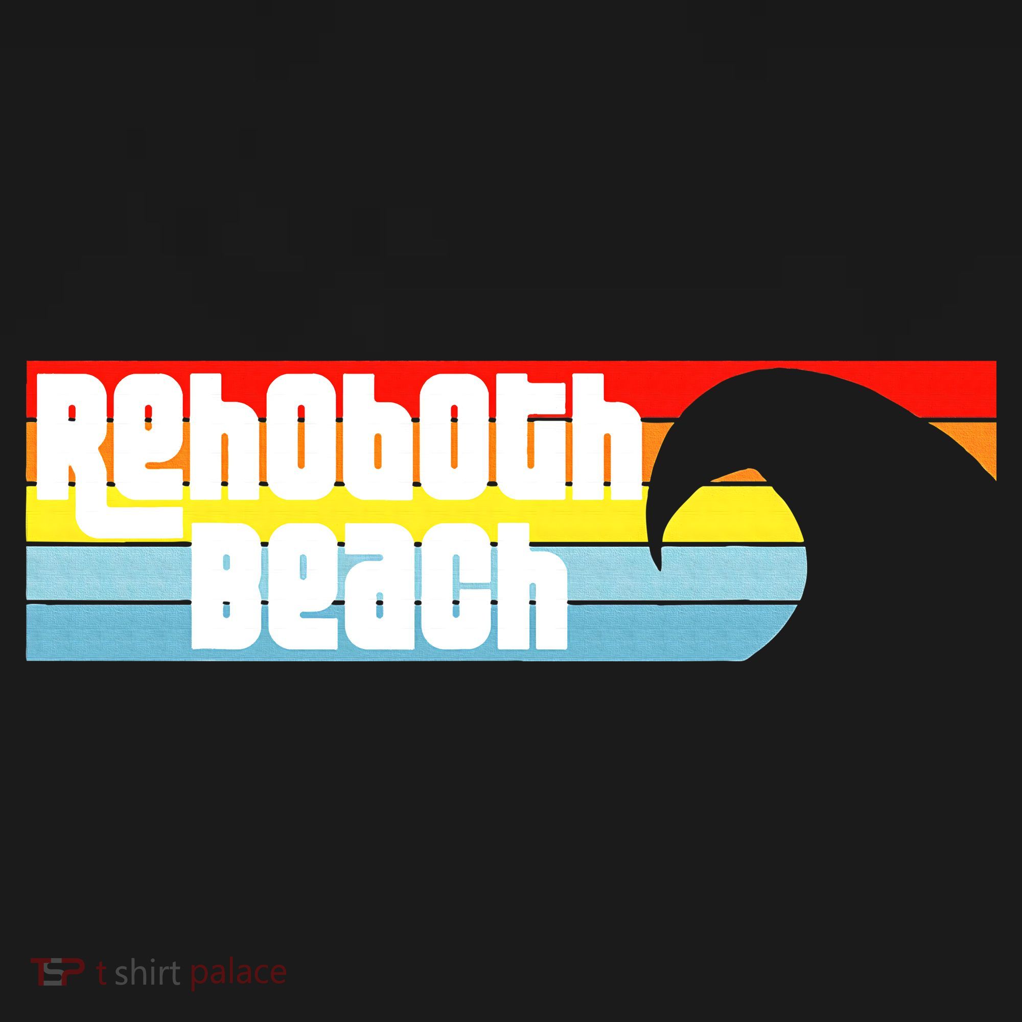 I Love Rehoboth Beach Delaware De Atlantic Wave Toddler Hoodie