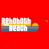 I Love Rehoboth Beach Delaware De Atlantic Wave Santa Hat thumb 1
