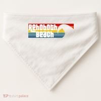 I Love Rehoboth Beach Delaware De Atlantic Wave USA-Made Doggie Bandana thumb 0