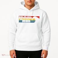 I Love Rehoboth Beach Delaware De Atlantic Wave Hoodie thumb 2