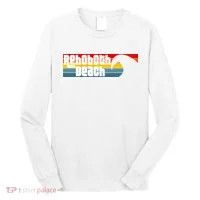 I Love Rehoboth Beach Delaware De Atlantic Wave Long Sleeve Shirt thumb 0