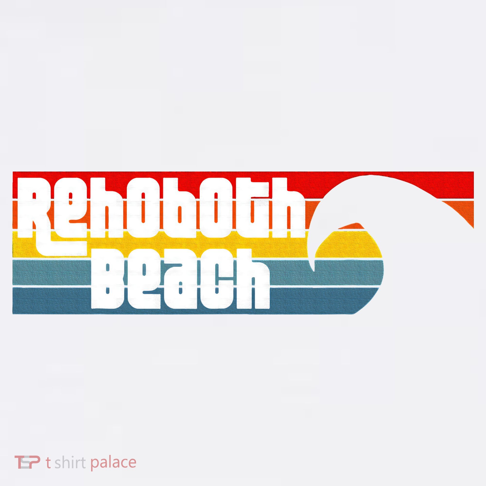 I Love Rehoboth Beach Delaware De Atlantic Wave Sweatshirt