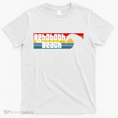 I Love Rehoboth Beach Delaware De Atlantic Wave T-Shirt