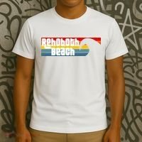 I Love Rehoboth Beach Delaware De Atlantic Wave T-Shirt thumb 3