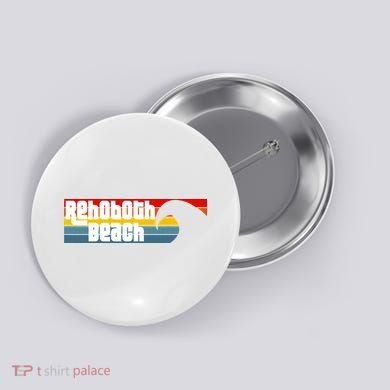 I Love Rehoboth Beach Delaware De Atlantic Wave Button