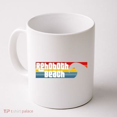 I Love Rehoboth Beach Delaware De Atlantic Wave Coffee Mug