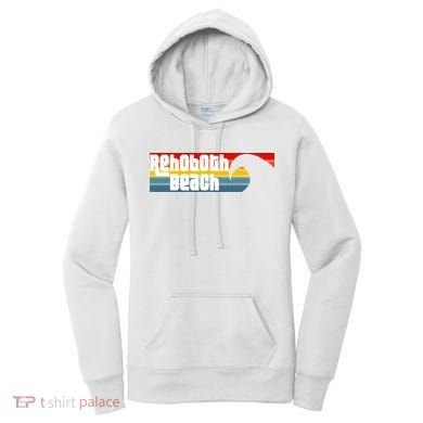 I Love Rehoboth Beach Delaware De Atlantic Wave Women's Hoodie