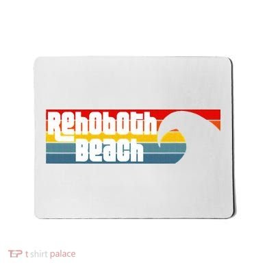 I Love Rehoboth Beach Delaware De Atlantic Wave Mousepad