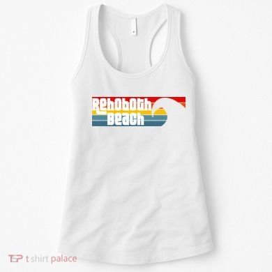 I Love Rehoboth Beach Delaware De Atlantic Wave Women's Tank Top