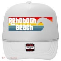 I Love Rehoboth Beach Delaware De Atlantic Wave Hat thumb 0