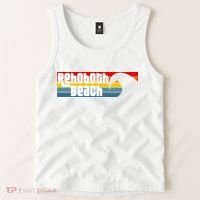 I Love Rehoboth Beach Delaware De Atlantic Wave Tank Top thumb 2