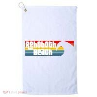 I Love Rehoboth Beach Delaware De Atlantic Wave Golf Towel thumb 0