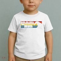 I Love Rehoboth Beach Delaware De Atlantic Wave Toddler T-Shirt thumb 2