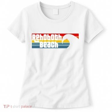 I Love Rehoboth Beach Delaware De Atlantic Wave Women's T-Shirt