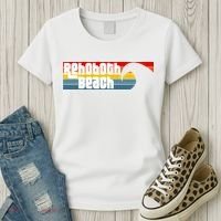 I Love Rehoboth Beach Delaware De Atlantic Wave Women's T-Shirt thumb 3