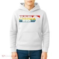 I Love Rehoboth Beach Delaware De Atlantic Wave Kids Hoodie thumb 4