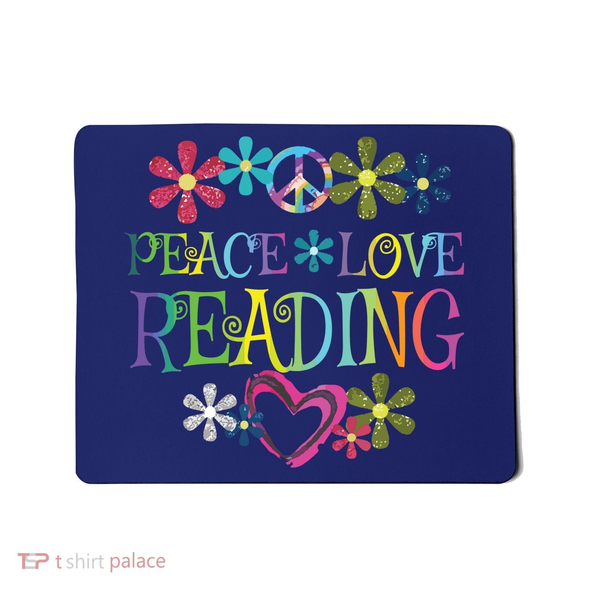 I Love Reading Shirt Book Lovers Gift Reading Club Mousepad