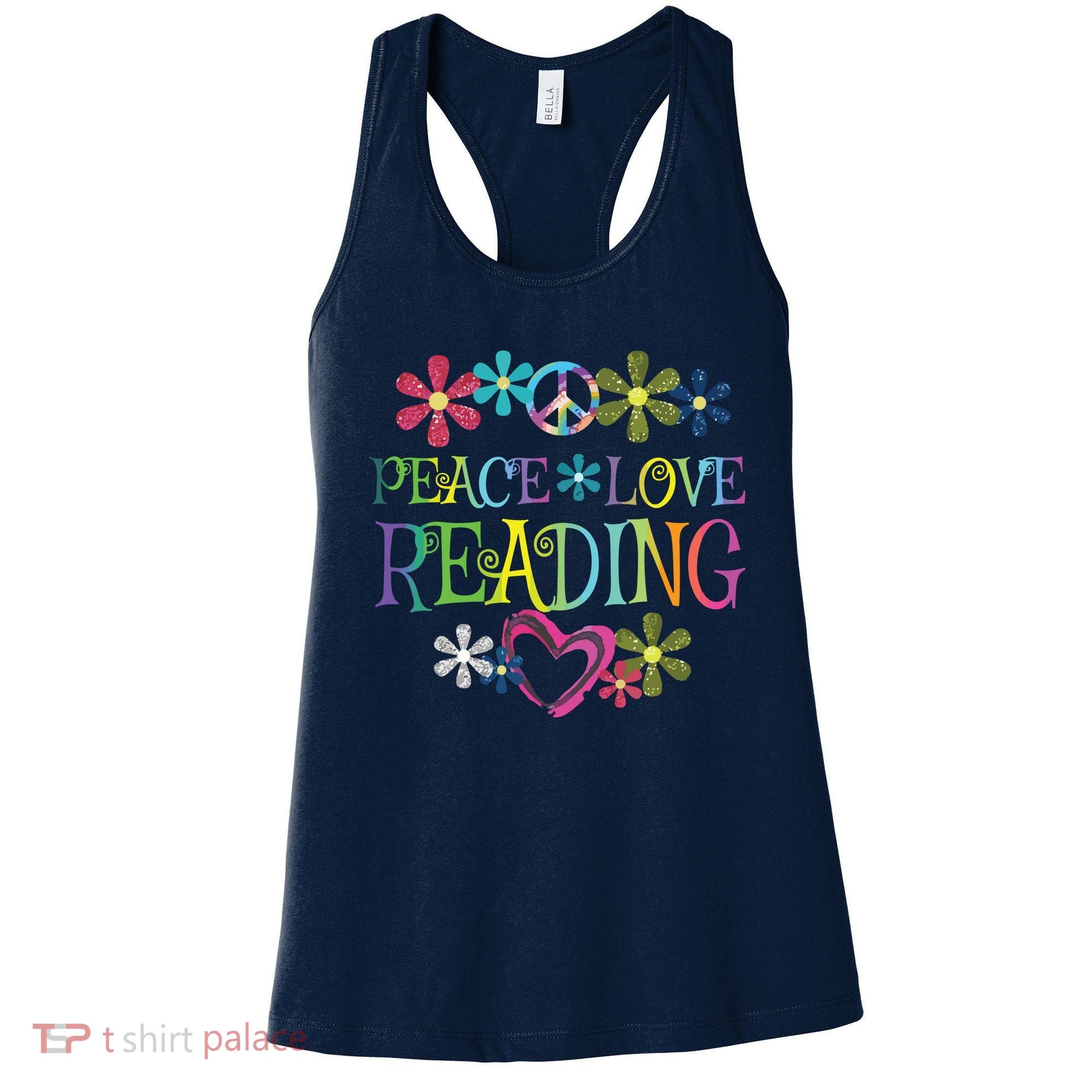 I Love Reading Shirt Book Lovers Gift Reading Club Women's Tank Top