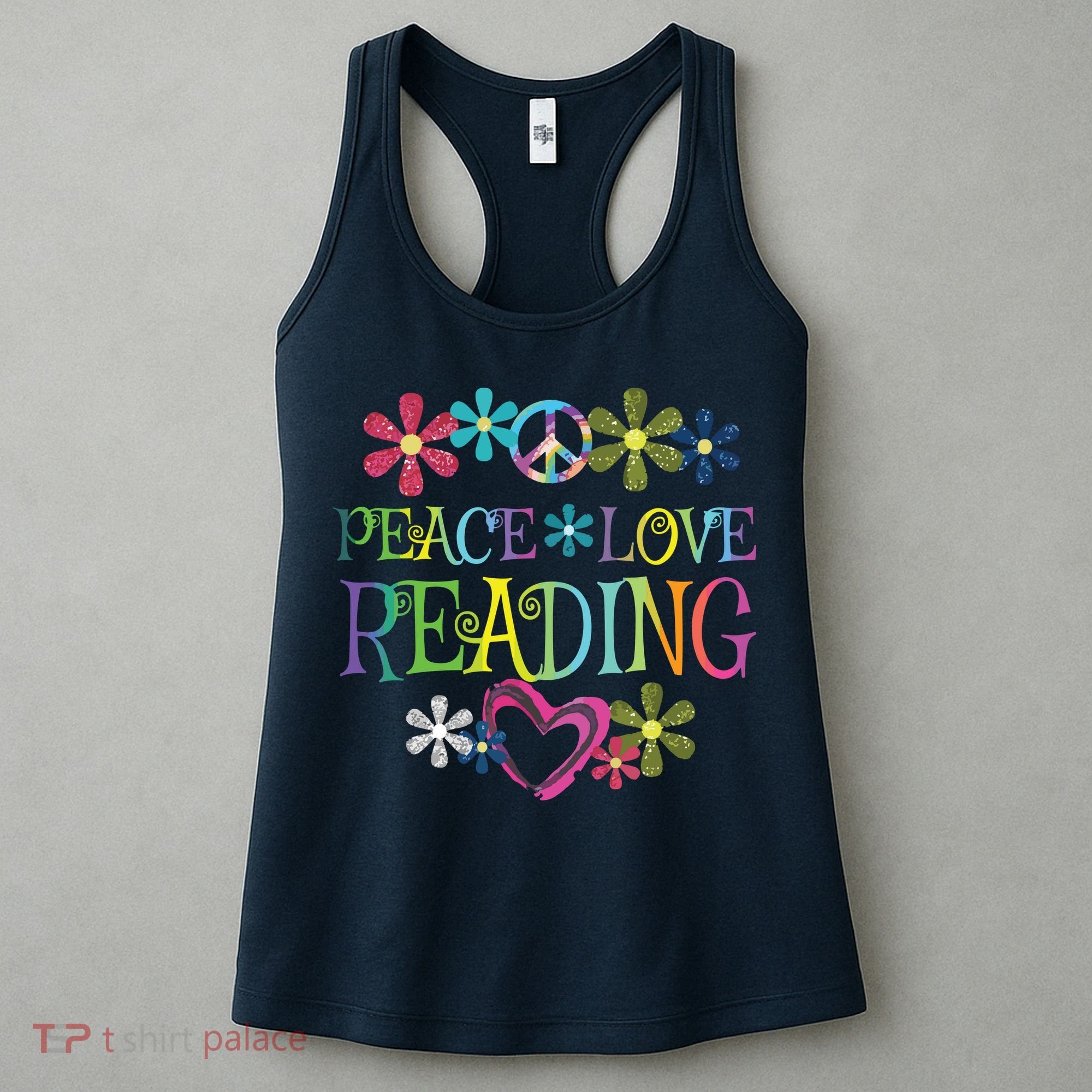 I Love Reading Shirt Book Lovers Gift Reading Club Women's Tank Top