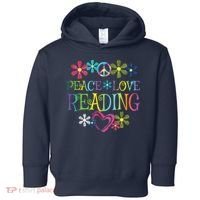 I Love Reading Shirt Book Lovers Gift Reading Club Toddler Hoodie thumb 0