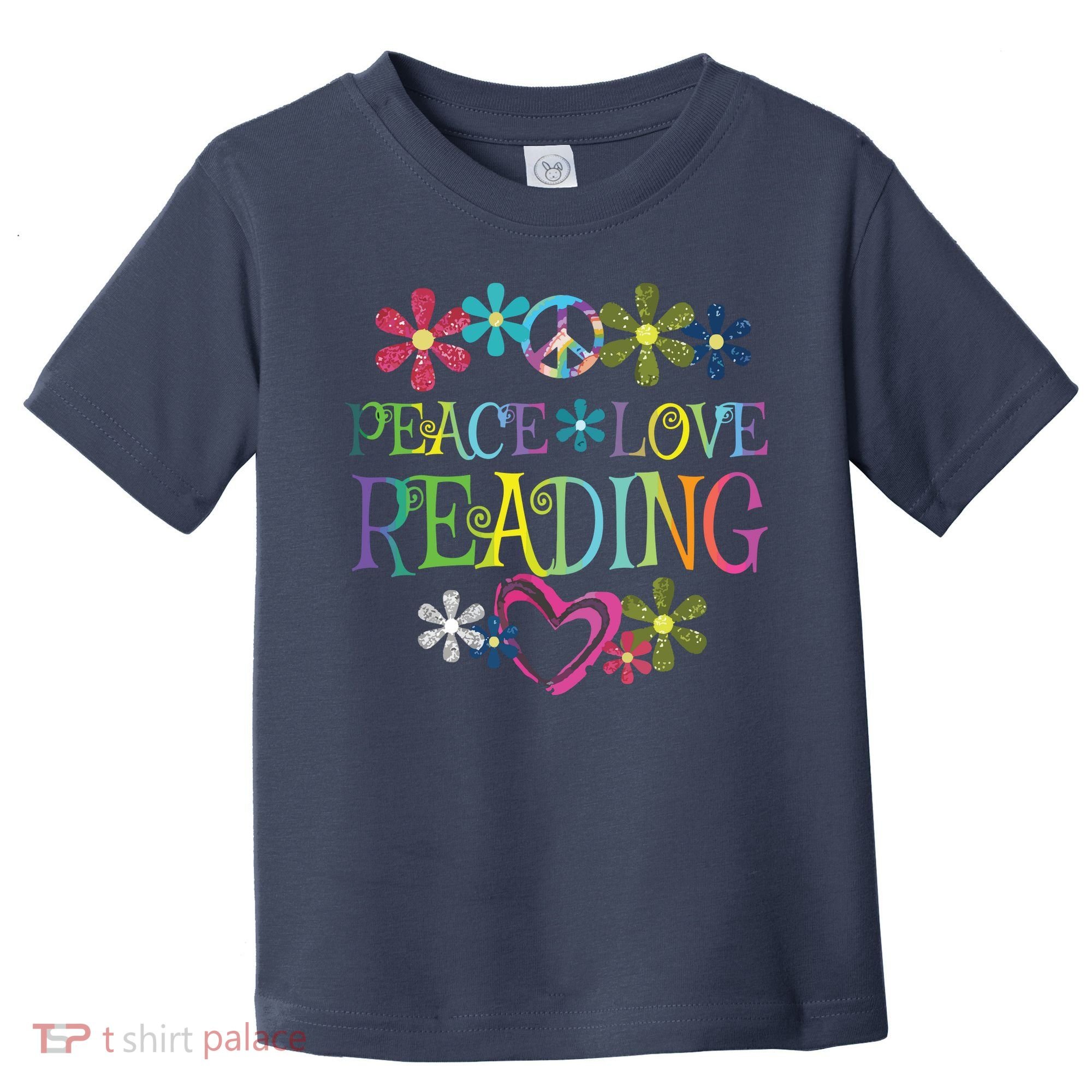 I Love Reading Shirt Book Lovers Gift Reading Club Toddler T-Shirt