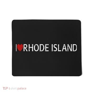 I Love Rhode Island Mousepad